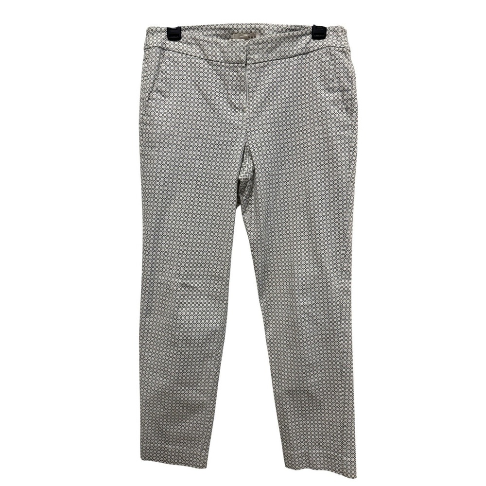 Kenar Women's Brown‎ Multi Pattern Stretch Casual Career Pants Size 8